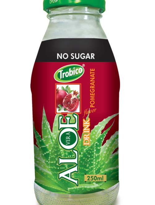690 Trobico Aloe vera pomegranate flavor glass bottle 250ml